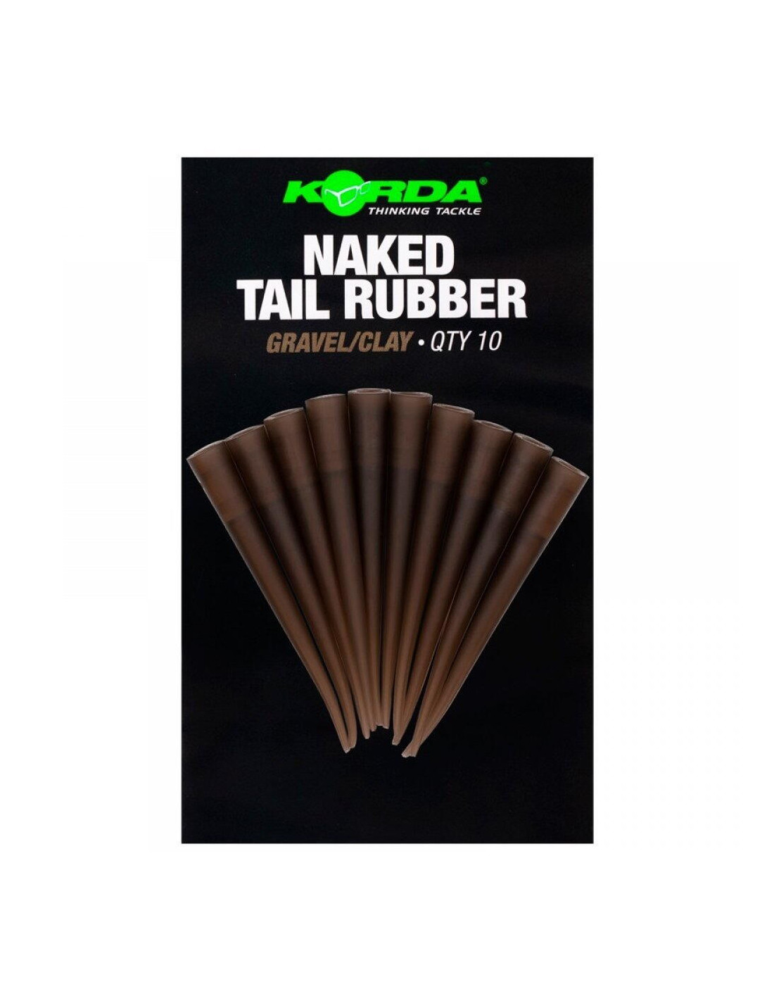 Conuri De Siguranta Korda Naked Tail Rubber Gravel Clay 10buc Plic