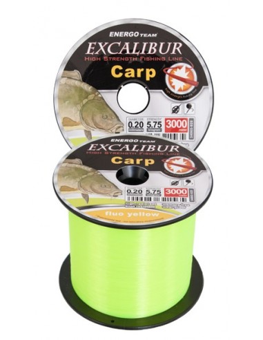 Fir Monofilament Excalibur Carp Feeder Fluo Galben M Variante