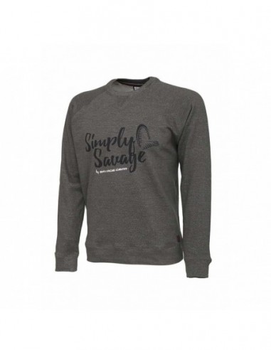 Bluza Savage Gear Simply Savage, Gri