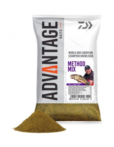 Groundbait Daiwa Advantage Method Mix, 1kg/punga