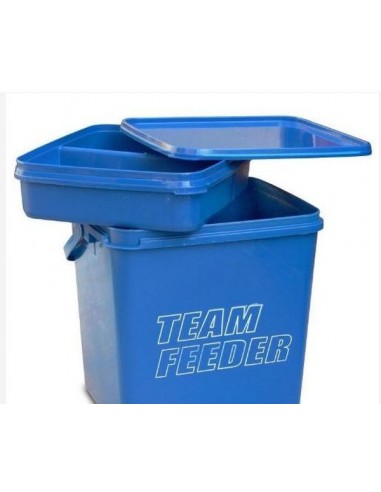 Galeata Team Feeder cu Bac de Nada si Capac, 10L