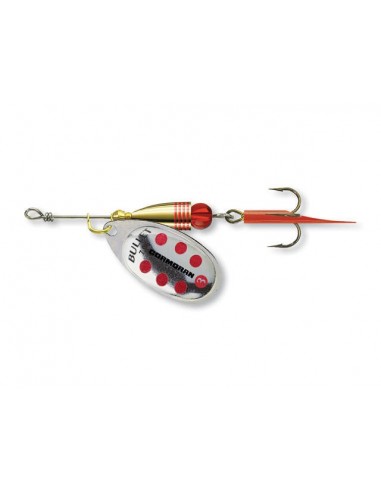 Lingurita Rotativa Cormoran Bullet Nr.3/7g Silver/Red Dots