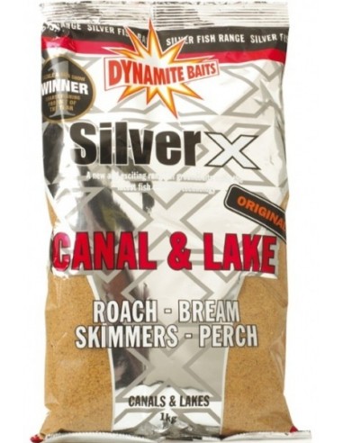 Nada Groundbait Dynamite Baits Silver X Canal and Lake Original, 1kg