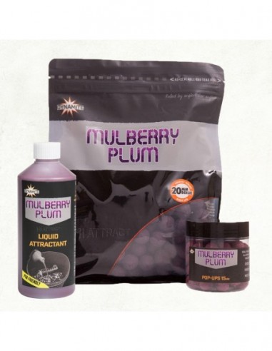 Boilies Fiert Dynamite Baits Mulberry Plum, 15mm-20mm, 1.8kg