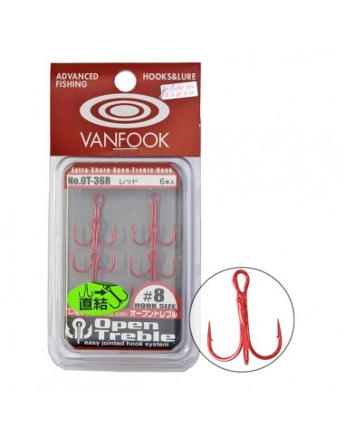 Ancore Vanfook Treble OT-36R, 6buc/plic