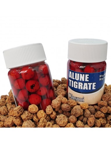 Alune tigrate colorate, Capsuni, 95g