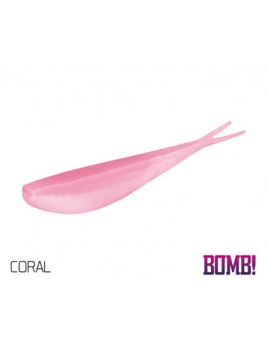 Shad Delphin Bomb D-Shot, Culoare Coral, 8.5cm, 5buc/plic