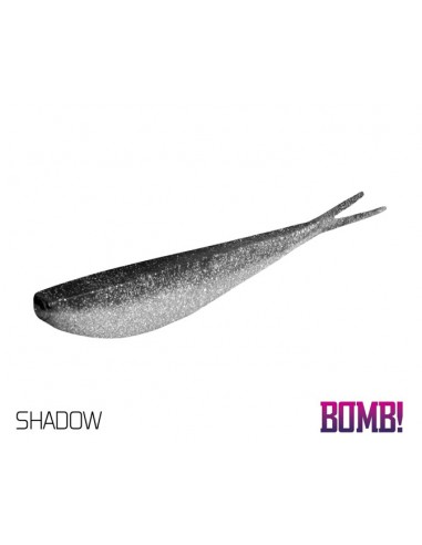 Shad Delphin Bomb D-Shot, Culoare Shadow, 8.5cm, 5buc/plic