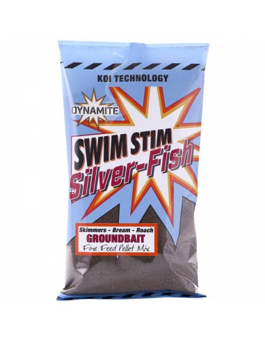 Groundbait Dynamite Baits Swim Stim Silver Fish Commercial, Dark, 900g