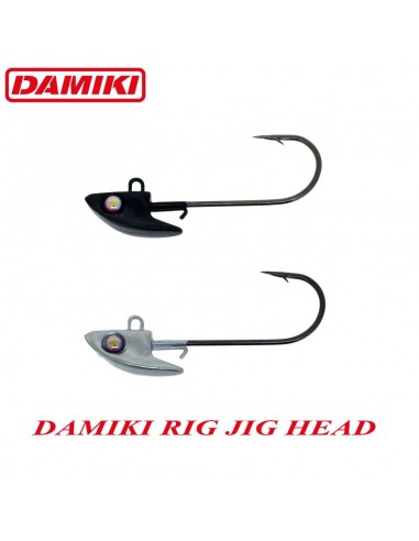 Jig Head Damiki Rig, Carlig Nr.1/0, 3.5gr, 5buc/plic