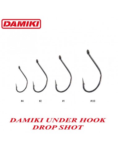 Carlige Drop Shot Damiki Under Hook, 10buc/plic