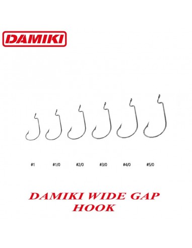 Carlige Offset Damiki Wide Gap Hook