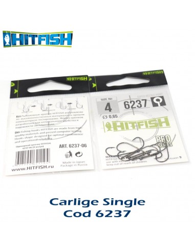 Carlig Hitfish Single 6237, 9buc/plic