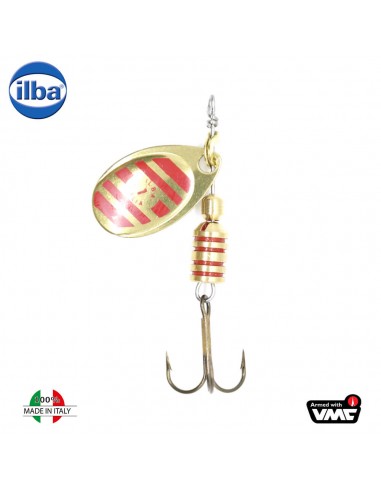 Rotativa Ilba Tondo Decorated, Culoare Gold/Red Zebra, 3gr, Nr. 1