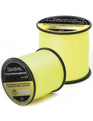 Fir Monofilament Daiwa Tournament Monofil, Fluo Galben, 1040m-1540m