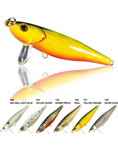 Vobler Nomura Ranger Minnow, Yellow Silver, 7cm, 13g