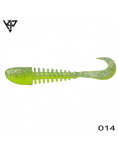 Grub KP Baits Skeleton Grub, Culoare 014, 10cm, 5buc/plic