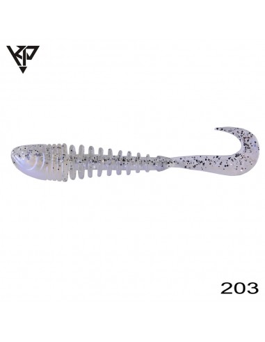 Grub KP Baits Skeleton Grub, Culoare 203, 10cm, 5buc/plic