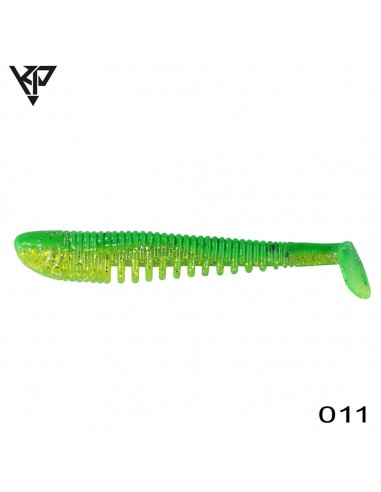 Shad KP Baits Skeleton Shad, Culoare 011, 7.5cm, 5buc/plic