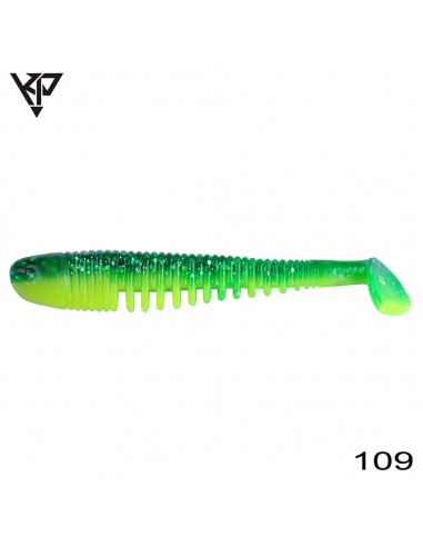 Shad KP Baits Skeleton Shad, Culoare 109, 7.5cm, 5buc/plic