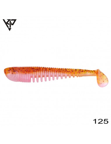 Shad KP Baits Skeleton Shad, Culoare 125, 7.5cm, 5buc/plic