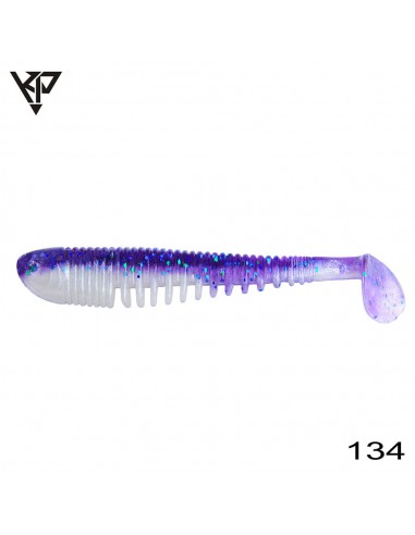 Shad KP Baits Skeleton Shad, Culoare 134, 7.5cm, 5buc/plic