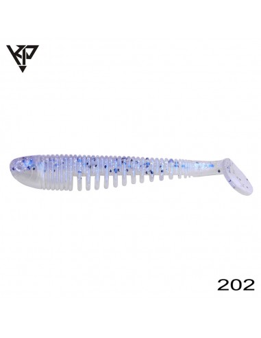 Shad KP Baits Skeleton Shad, Culoare 202, 7.5cm, 5buc/plic