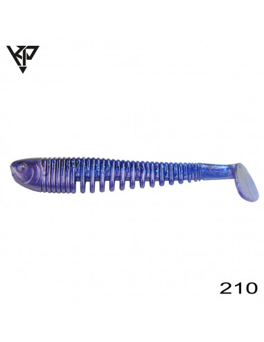 Shad KP Baits Skeleton Shad, Culoare 210, 7.5cm, 5buc/plic