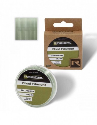 Fir Monofilament Radical Chod Filament, Light Green, 0.45mm, 20m