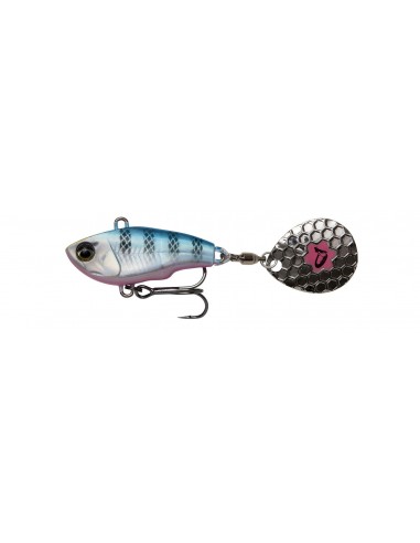 Spinnertail Fat Tail Savage Gear Sinking Blue Silver Pink, 5.5cm, 19g