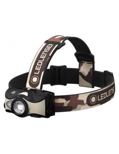 Lanterna de Cap Reincarcabila Led Lenser MH8 Black Sand, 600 Lumeni