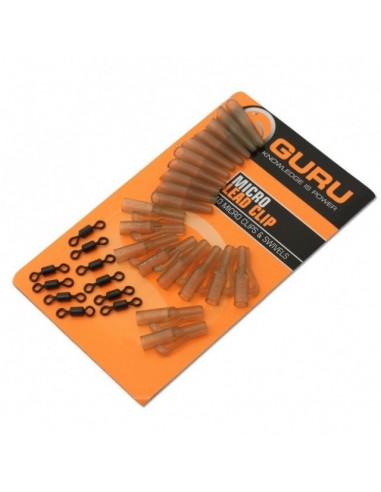 Kit Guru Micro Lead Clip and Tail Rubbers, 10buc/plic