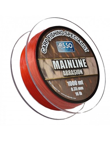 Fir Monofilament Asso Mainline Abrasion Red, 1000m