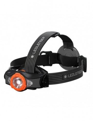 Lanterna de Cap Reincarcabila Led Lenser MH11 Bluetooth, Black Orange, 1000 Lumeni