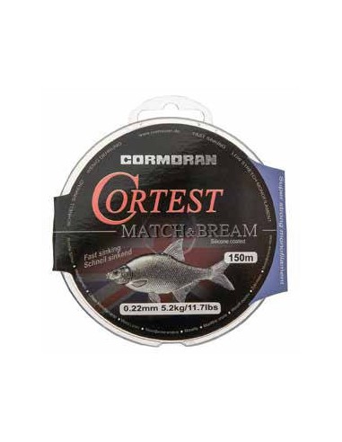 Fir Monofilament Cormoran Cortest Match Bream, 0.25mm, 6.4kg, 150m