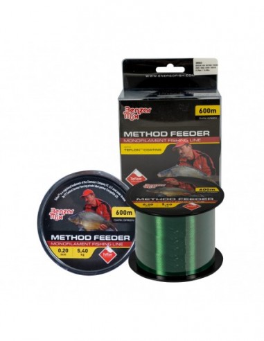 Fir Monofilament Benzar Method Feeder Mono Dark Green, 600m