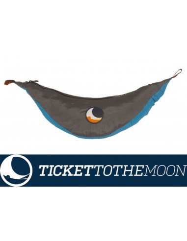 Hamac Ticket to the Moon King Size Aqua Dark Grey - TMK1503