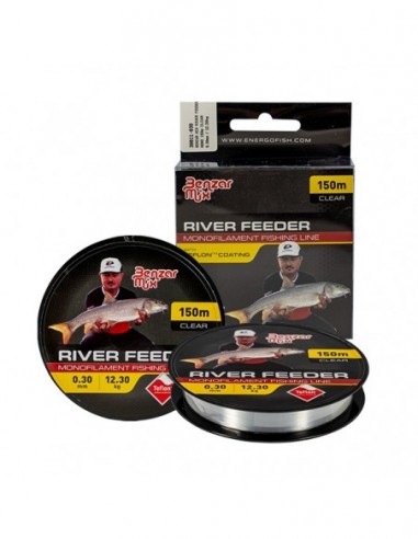 Fir Monofilament Benzar Mix River Feeder Clear, 0.22mm, 150m