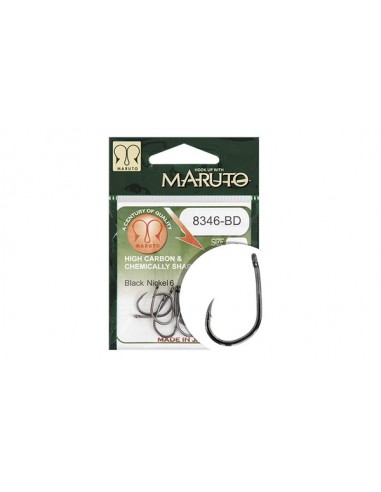 Carlige Crap Maruto Barbed 8346BD BN, Nr.8, 10buc