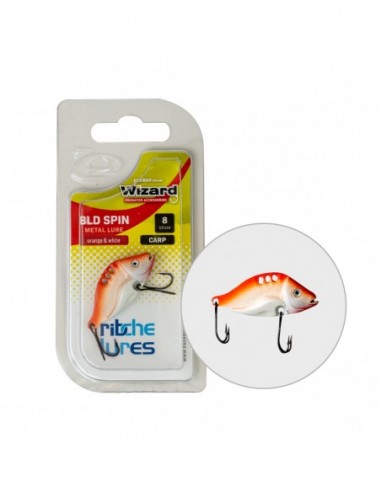 Cicada Wizard Bld Spin Carp Orange-white, 8g