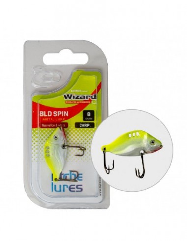 Cicada Wizard Bld Spin Carp Fluo Yellow-white, 8g