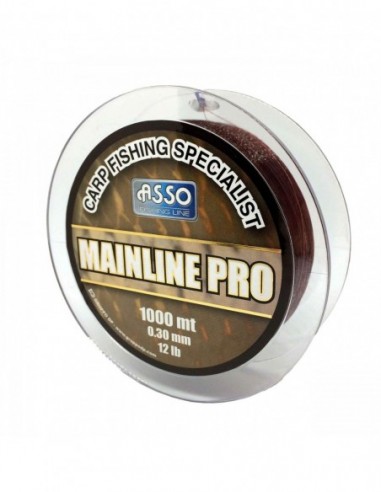 Fir Monofilament Asso Mainline Pro Brown, 1000m