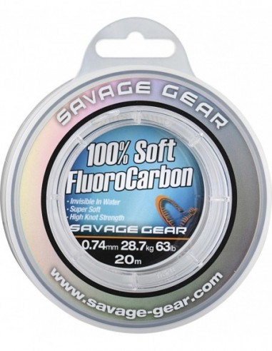 Fir Fluorocarbon Savage Gear Soft, 15m