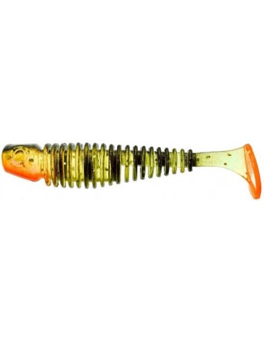 Shad Gunki Tipsy-SXL, Ghost Stripe Perch, 10cm, 4buc/plic