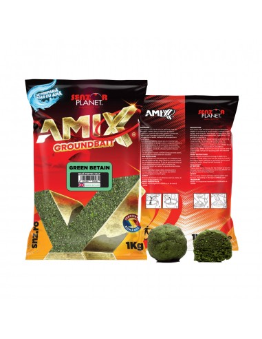 Groundbait Senzor Planet Amix Green Betaina, 1kg