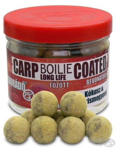 Boilies Haldorado Long Life Coated, Cocos & Alune Tigrate, 18mm, 70gr