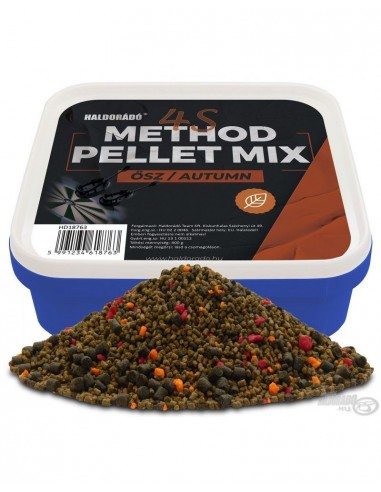 Pellete Haldorado 4S Method Pellet Mix, Toamna, 400gr