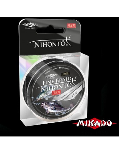 Fir Textil Nihonto Fine Braid, Black, 15m