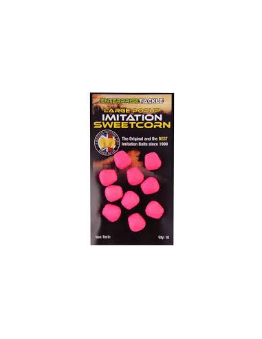 Porumb Artificial Flotant Enterprise Tackle Large Pop-Up, Pink Fluoro, 10buc