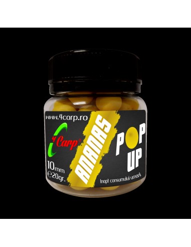 Pop-up 4Carp, Pineapple & N-Butyric, 10mm, 20gr